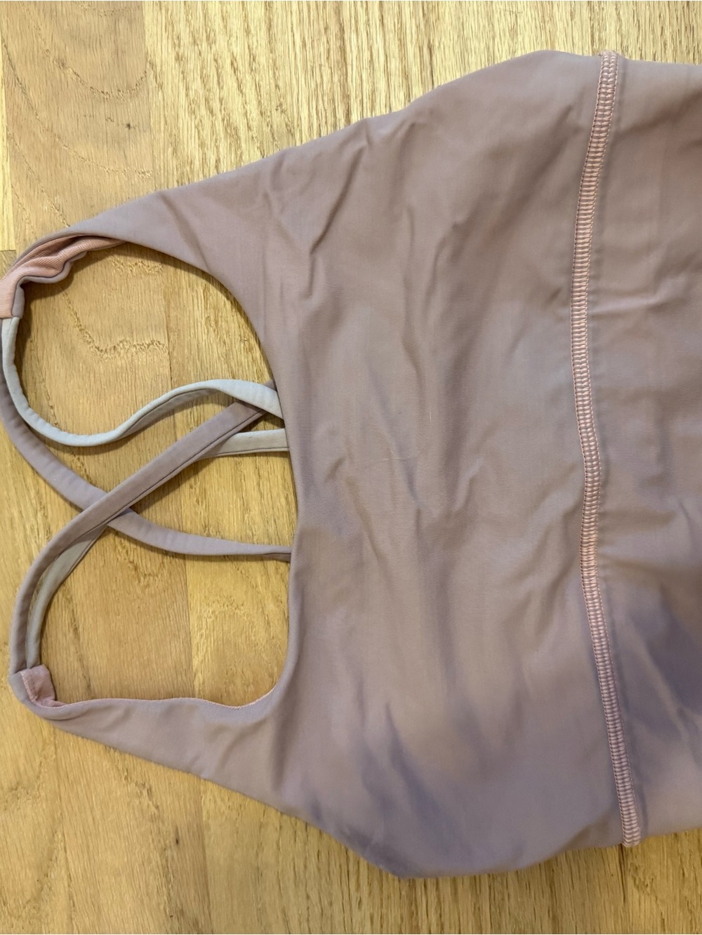 lululemon athletica longline energy bra - Mauve Double-Strap Sports bra